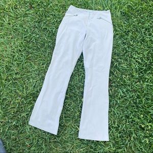 Zip Up Flare Trousers